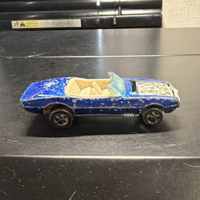 HOT WHEELS REDLINE   1967 Pontiac Custom Firebird Blue 1:64 