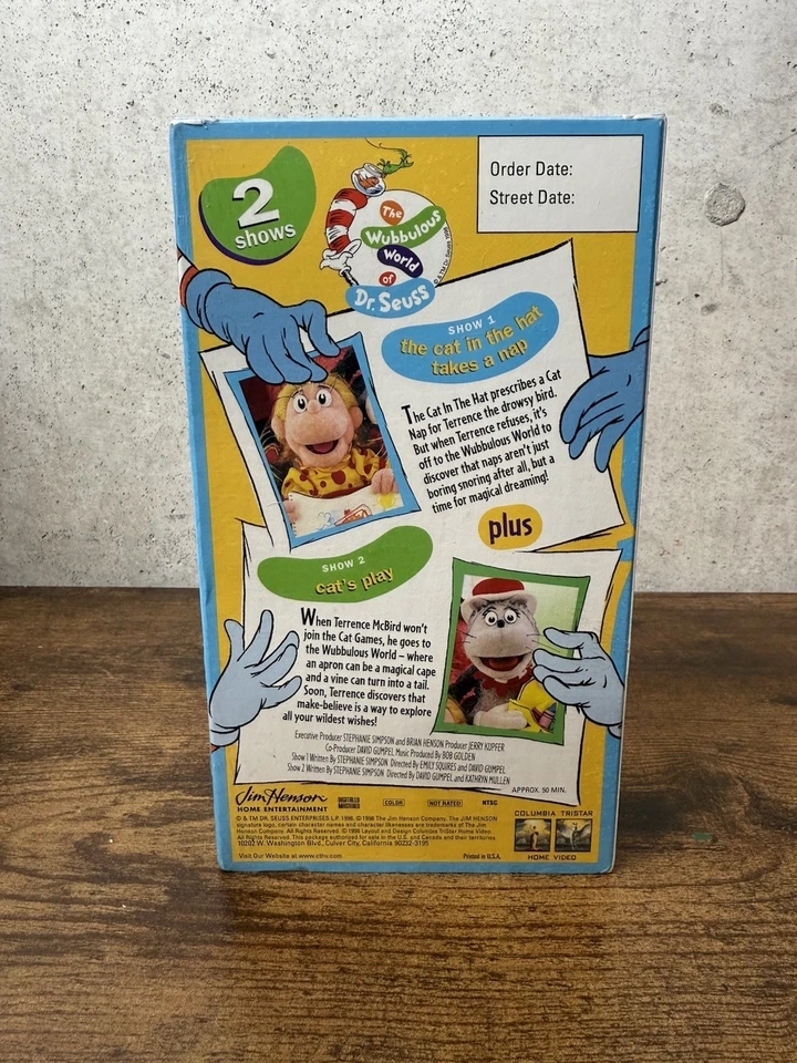 The Wubbulous World of Dr. Seuss Volume 1 VHS Tape 1999 Contains 2 Shows SEALED - Image 3 of 4