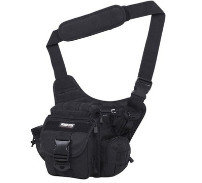 Tactical Sling Pack EDC Travel Compact Messenger Molle Bag Black