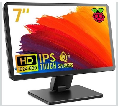 7'' Capacitive Touch Screen USB HDMI IPS TFT LCD Display 1024*600 Raspberry P NEW