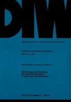 Berechnung Und Bewertung Der Verkehrsinfrastruktur In Den Neuen BundesläNdern. H
