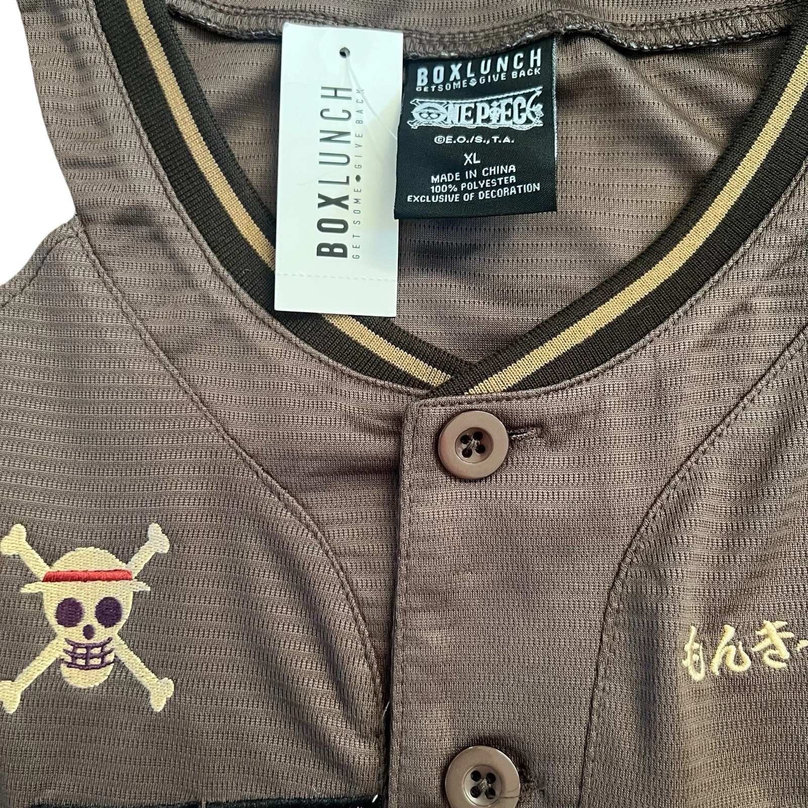 One Piece Straw Hat Crew Luffy Baseball Jersey