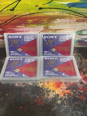 4 Pack Sony QIC Wide Mini Data Cartridge / QIC-3020-MC compatible, 850MB, Sealed