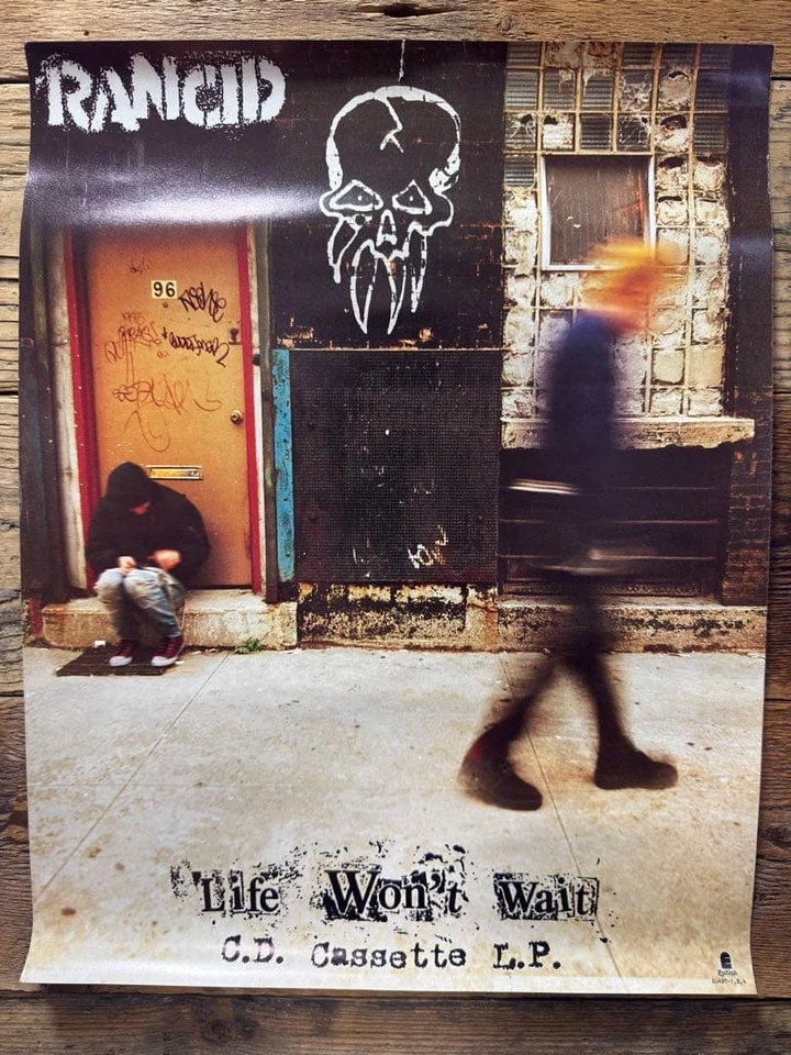 Rancid / Life Won't Wait 1998 Japan Original Promo D/S Mini Poster Set of 2 - Image 2 of 4