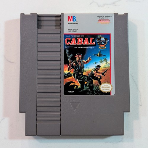 Cabal (Nintendo NES, 1985) Cleaned, Tested, & Working - Authentic