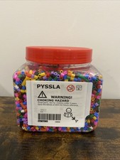 IKEA PYSSLA Perler Beads Multi Color Rainbow 501.285.72 Huge Lot Craft Set