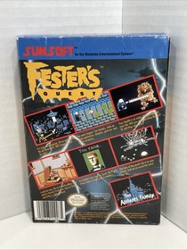 Fester's Quest Nintendo NES  CIB W/  Protective Case Near MINT Game And Manual