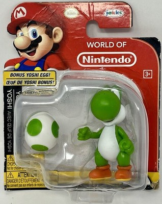 Jakks Pacific World Of Nintendo Yoshi With Egg Super Mario Bros. Damaged Package