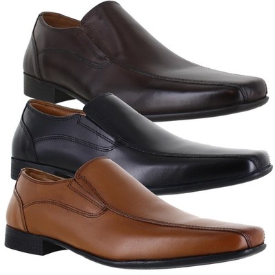 Herren Thomas Crick Moray Leger Formell Leder Slipper Halbschuhe Schuhe Größen 7-12