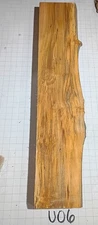 U06 Spalted Ambrosia Maple Part Live Edge, DIY Project Board, Floating Shelf