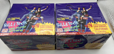 2X 1991 Pro Set Bill & Teds Excellent Adventure Factory Sealed Box Lot Movie  