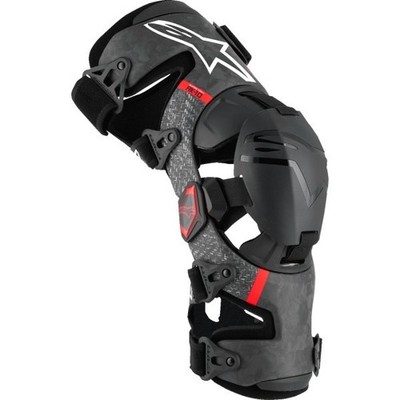 Alpinestars 6501425-13-M Supertech RK-10 Plasma Knieschützer Md Schwarz/Rot