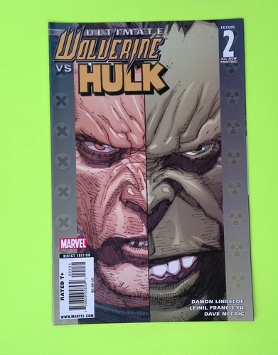 Ultimate Wolverine vs. Hulk #2 - 2nd print 2009 Ultimate Marvel Variant J52-264