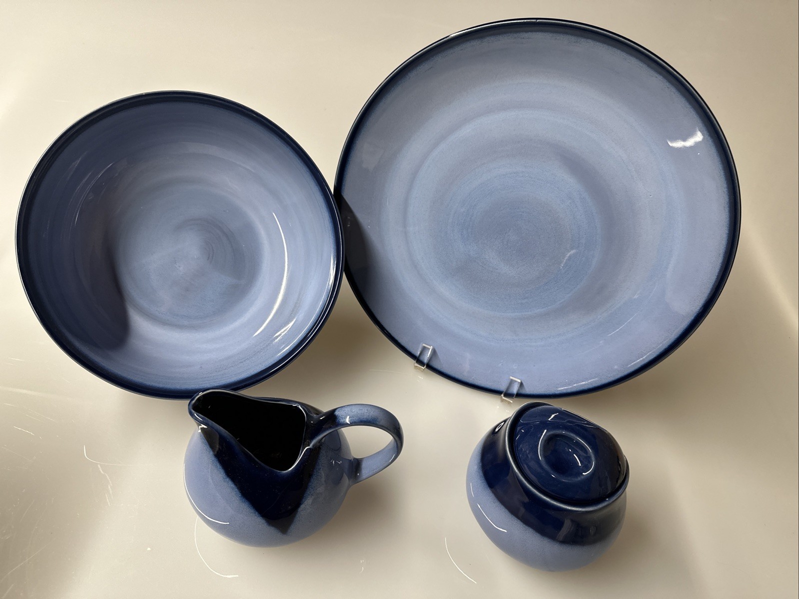 Sango Nova Blue 5 Piece Completer Set