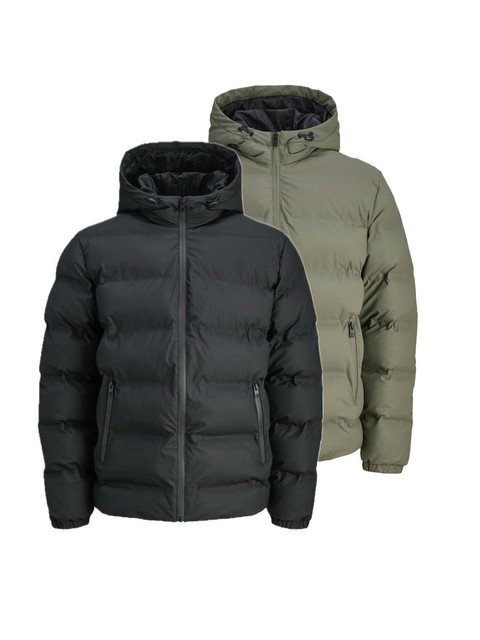 JACK & JONES Herren JjElements Pu Puffer Jacke Male
