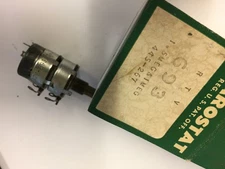 RTV 693 CLAROSTAT POTENTIOMETER  1.5 MEG & 1 MEG  NOS