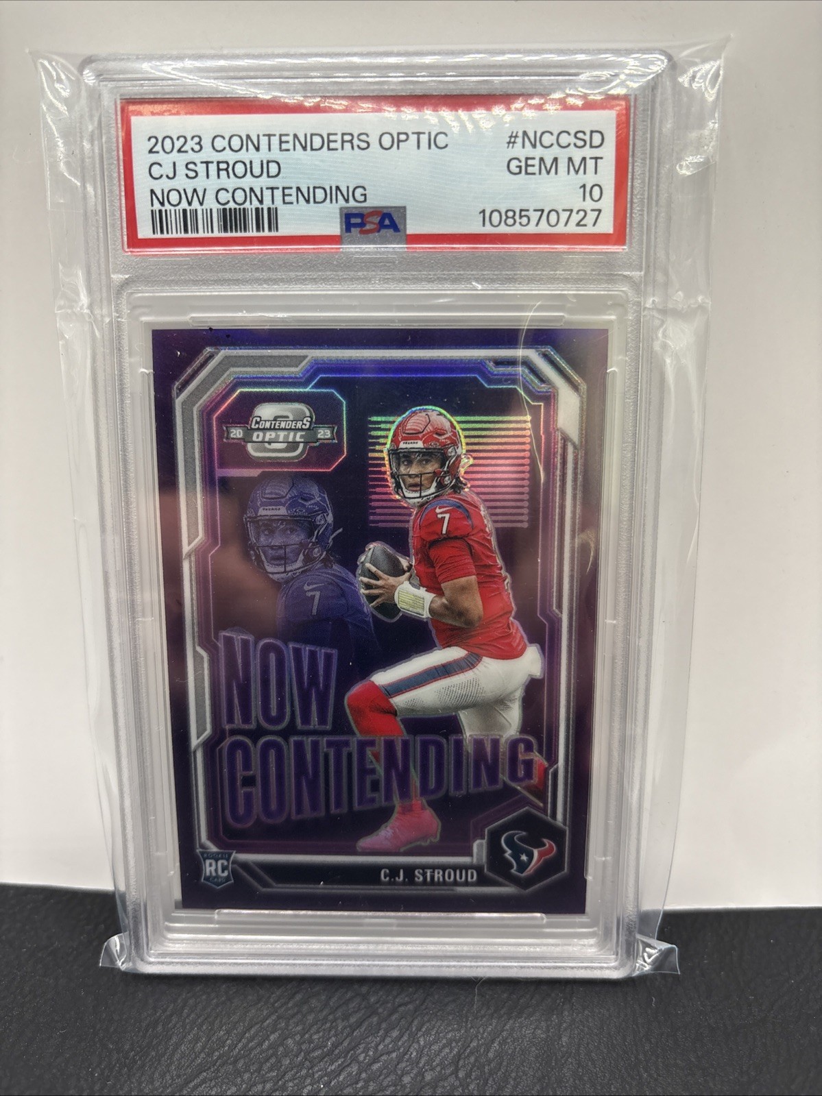 2023 Panini Contenders Optic - Now Contending C.J. Stroud #NC-CSD (RC)