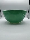 Vintage Pyrex Nesting Mixing Bowl Green Bold Primary Colors 403