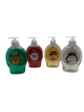 4 Pack Softsoap Liquid Hand Soap Limited Edition Santa 7.5oz Candied Apple Pine