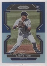 2022 Panini Prizm Tier II Blue & Carolina Blue Prizm Zack Short #161 0c6