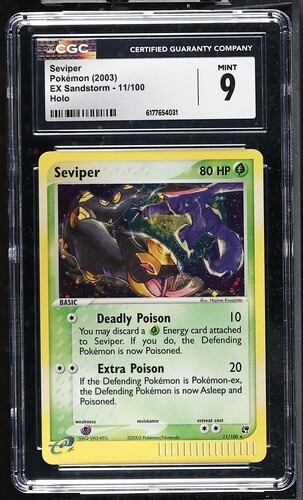 Seviper graded CGC 9 for sale on eBay