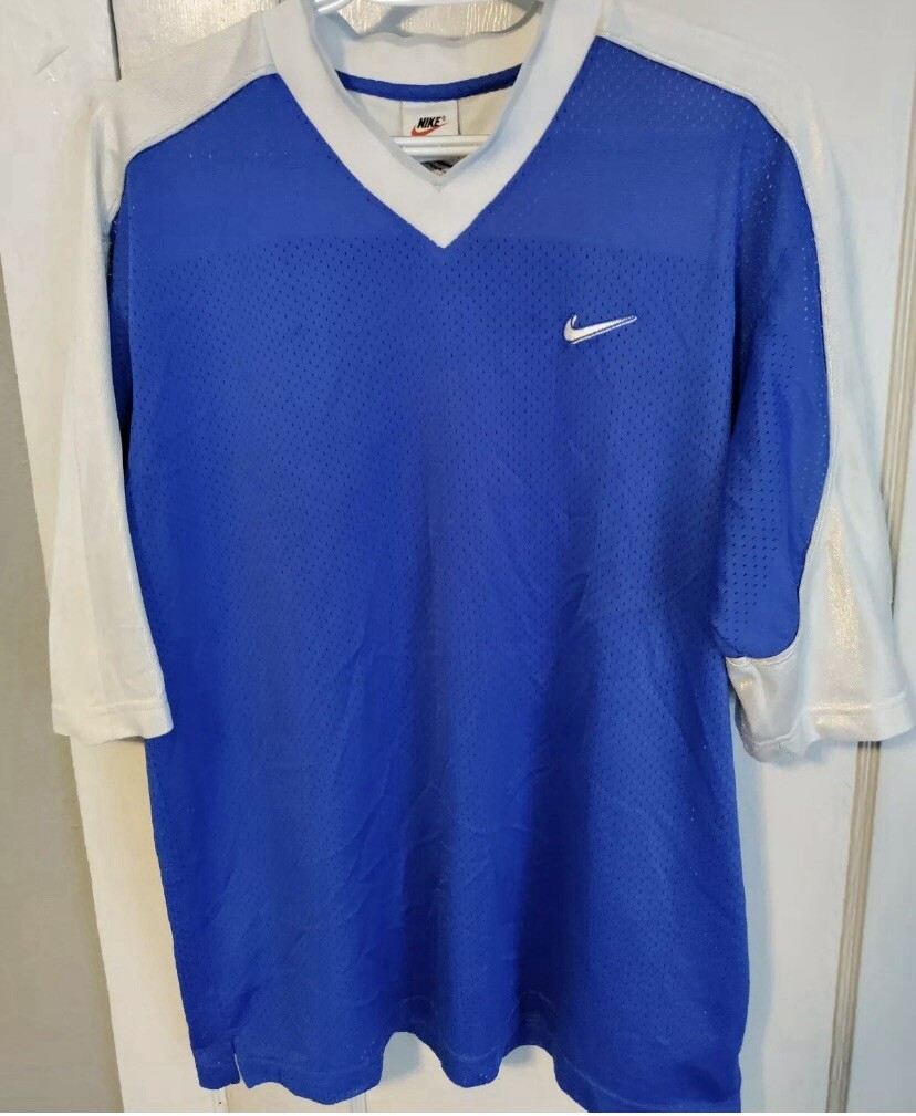 激レア　UK製　NIKE soccer uniform 90s Vintage 90's Nike Football Template Shirt Soccer Jersey Mens
