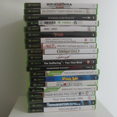 X BOX SPIELE ALLE KOMPLETT IN SEHR GUTEM ZUSTAND GESAMT GAMER X BOX SORTIMENT