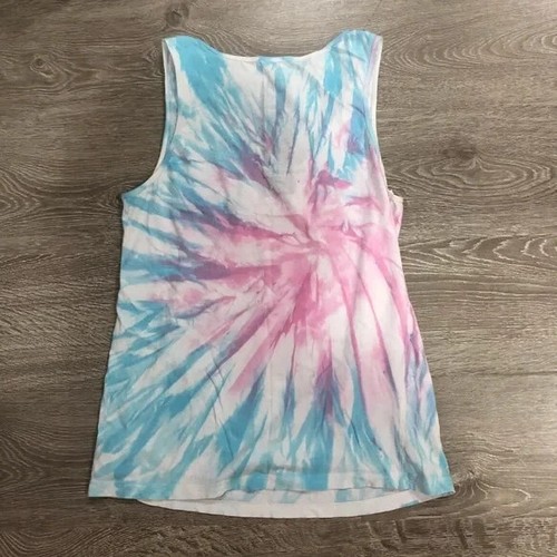 One Teaspoon Holy Smokes Vintage Retro Tank Top Tie Dye Rock N Roll Y2K Large - Picture 6 of 6