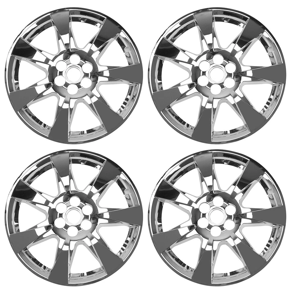 4PCS 20" Chrome Clad Wheel Covers Fit For 2010 2011 2012-2016 Cadillac SRX Foto 2 de 4