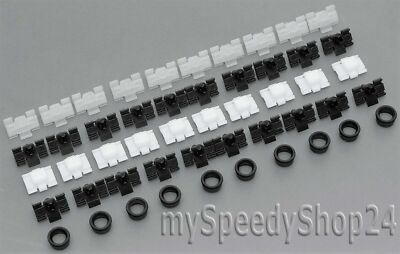 50x Klammern Zierleisten Clips Mercedes-Benz 190er W201 190E 190D W124 E-Klasse