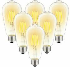 Led Dimmable Edison Light Bulbs 4w Vintage Bulb 2300k Warm White Amber 6 For Sale Online Ebay