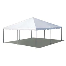 Commercial Frame Tent 20x20 White PVC Vinyl Canopy Waterproof Event Party Gazebo