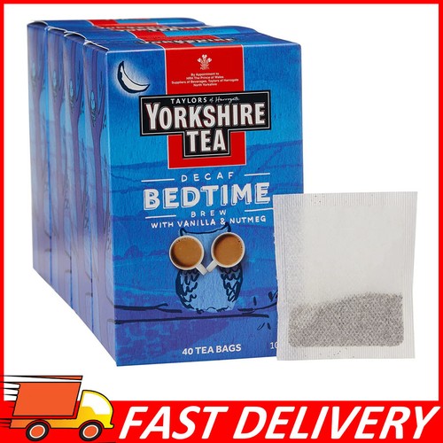 4Pack Yorkshire Tea Premium Bedtime Brew Tea Bags, 160 Tea Bags eBay