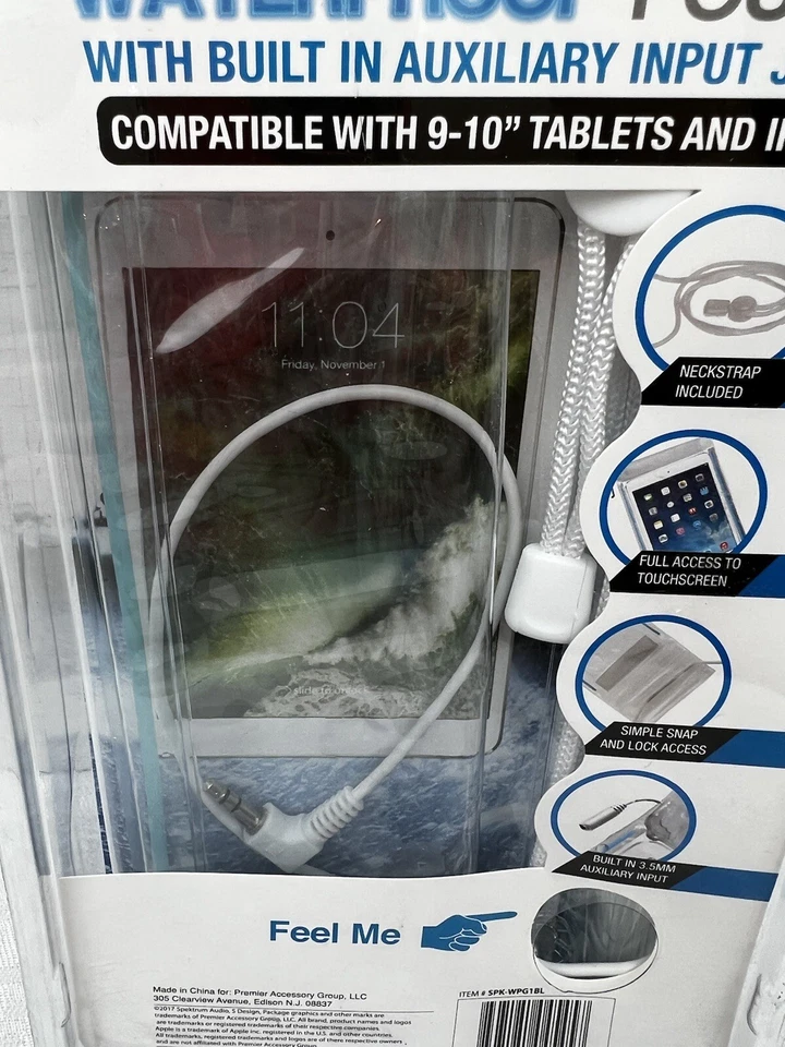 Spektrum активный водонепроницаемый мешок с встроенным вспомогательным входом разъем comp.w/9-10" вкладка и iPad - Изображение 3 из 4