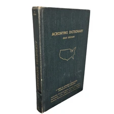 Acronyms Dictionary HC Book Designations Contractions Initalisms Linguistics
