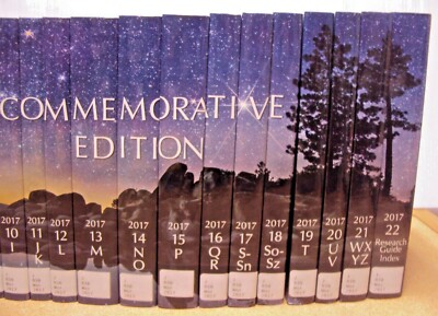 Lot 22 World Book Encyclopedia 2017 Complete Set (Vol 22) Ex