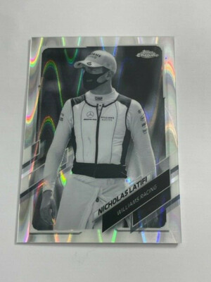 2021 Topps Chrome Formula 1 Formel 1 Ray Wave Nicholas Latifi Williams Racing