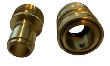 Garden Hose QC Quick Connector Set 3/4 GH X 1/2 Plug Socket Adapter Coupler