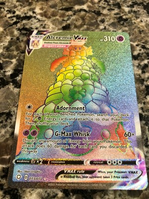 Alcremie VMAX 073/072 Full Art Rainbow Shining Fates Rare Pokemon Card