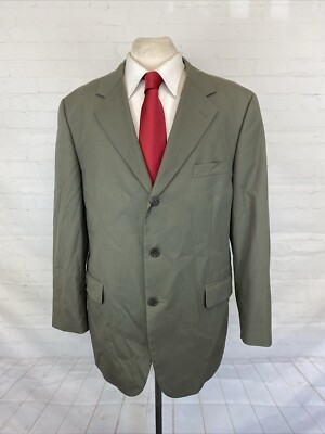 Spring/Summer Brooks Brothers Men's Beige Solid Cotton Blend