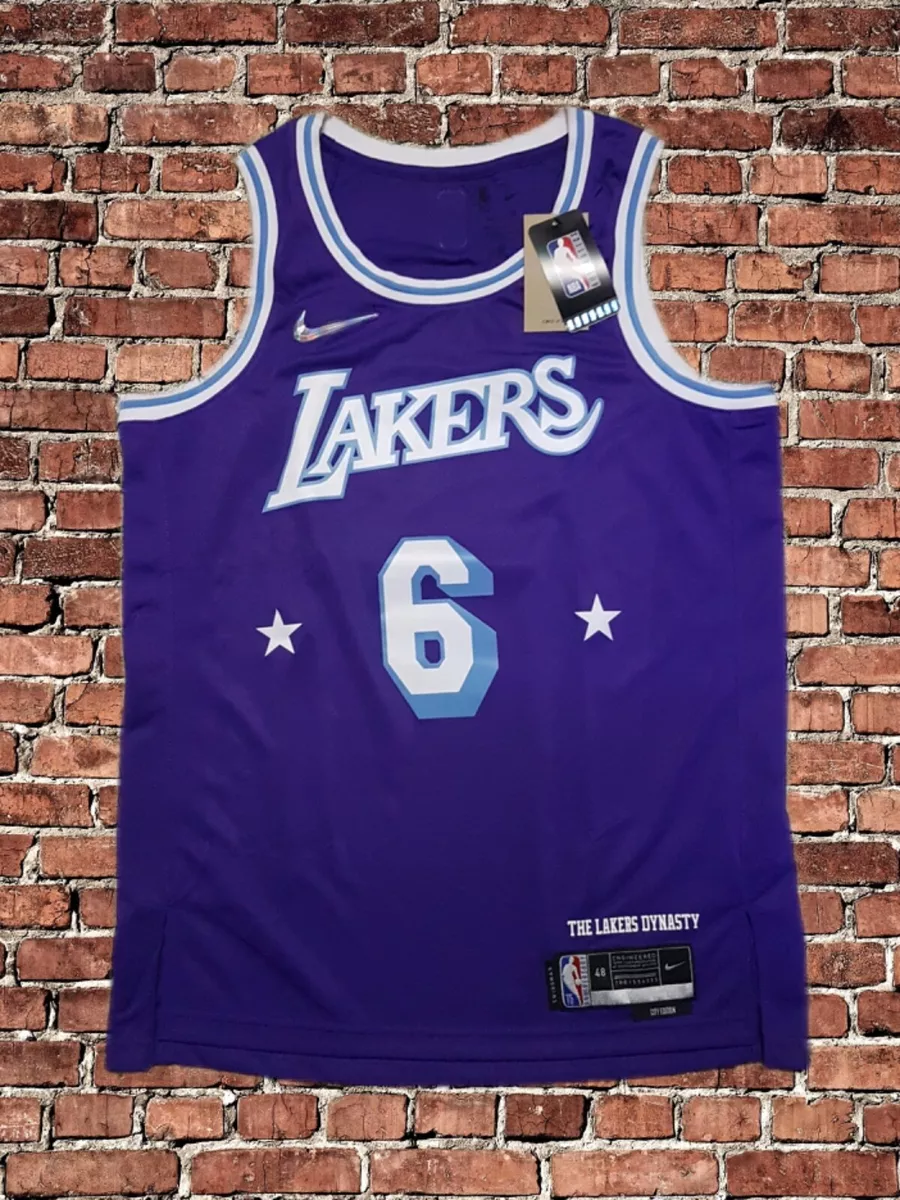 Nike Los Angeles Lakers LeBron James City Edition Swingman Jersey