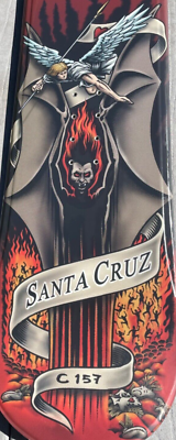 80sSANTACRUZステッカー美品 【Jeff Grosso】スケートボード Jeff Grosso Demon Angel Santa Cruz vintage snowboard