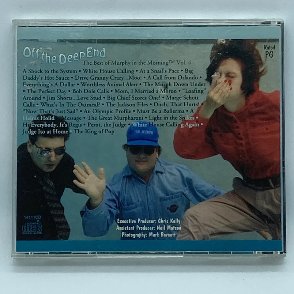 Murphy in the Morning "Off the Deep End" Vol 4 CD OOP 107.5 FM WKZL Radio Comedy - Image 2 of 4