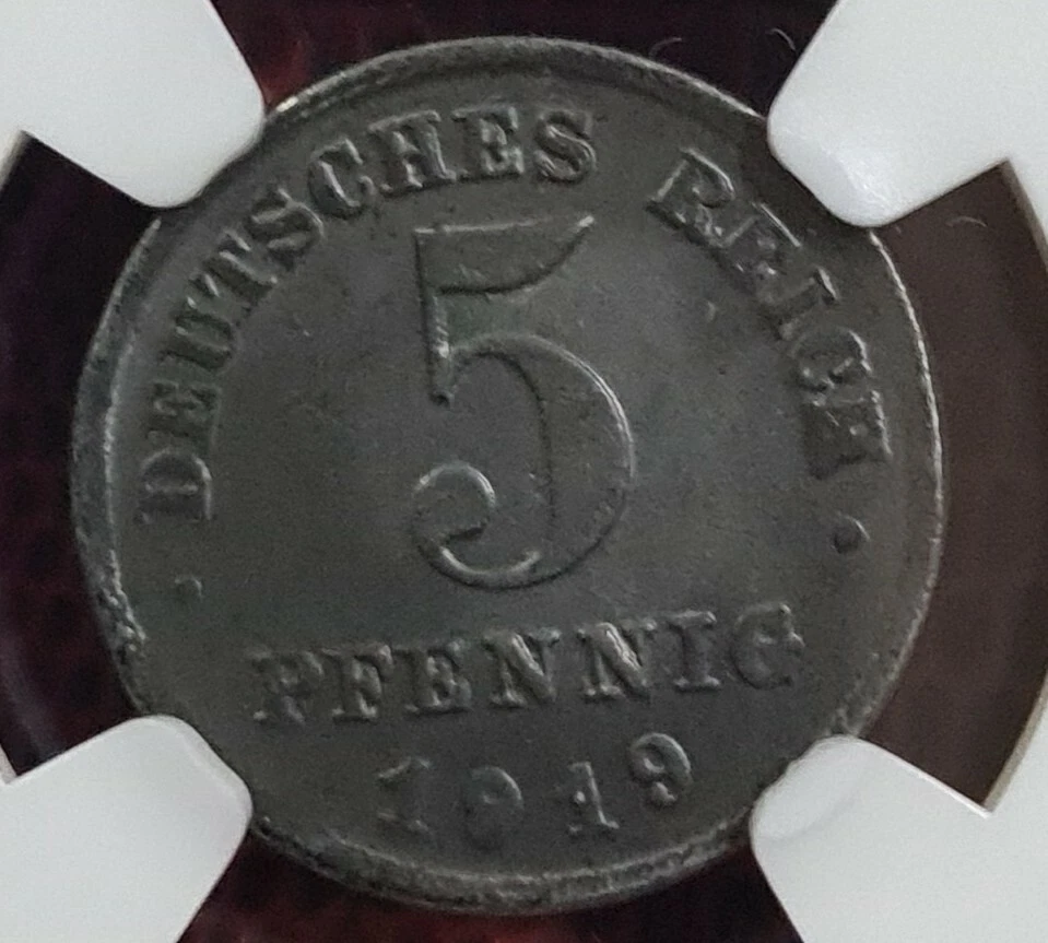 1919G GERMANY 5P IRON NGC MS63 UNC [KM#19] - Image 4 of 4