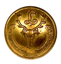 Antique Old 'William Anderson' Seaforth Highlanders Soldiers Uniform Button