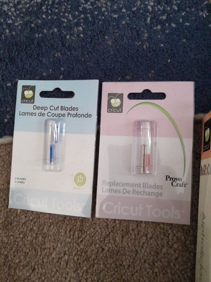 cricut cartridge lot Of 11 Plus replacement Blades (2) eBay