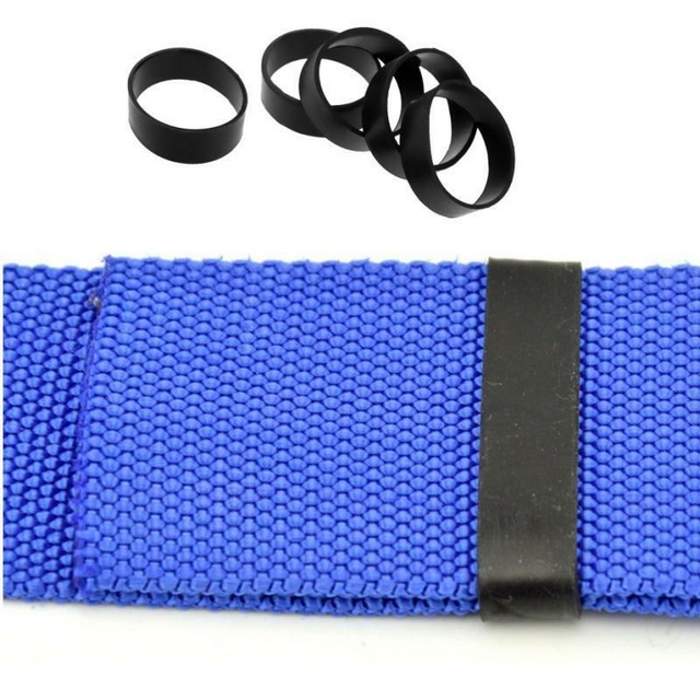5x Rubber bing Fixed Rings for Scuba Diving Weight Belt Backplate