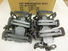 6 Bridger # 2 Dogless Offset 4-COIL Spring Foothold Traps Coyote Fox Trapping 