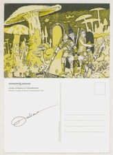 Darlene SIGNED TSR AD&D D&D Art Post Card ~ In Search of the Unknown