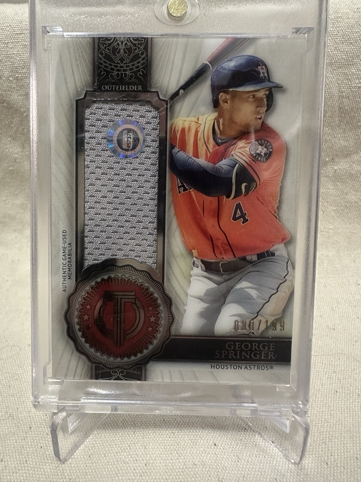2017 Topps Tribute Stamp of Approval Relics George Springer /199 SOA-GS